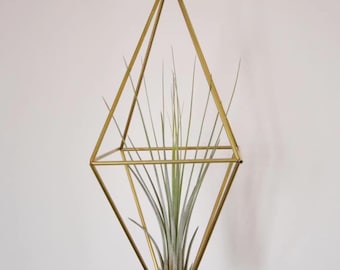 Brass Himmeli Airplant Hanger No.3