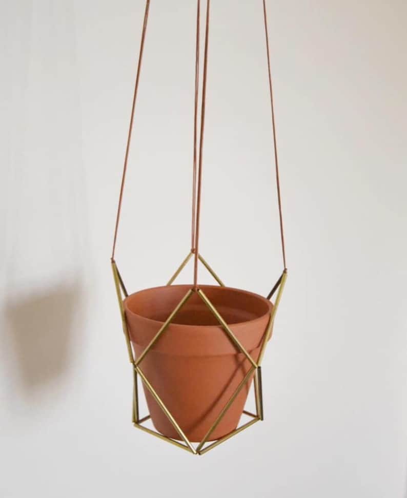 Brass Plant Hanger Etsy UK