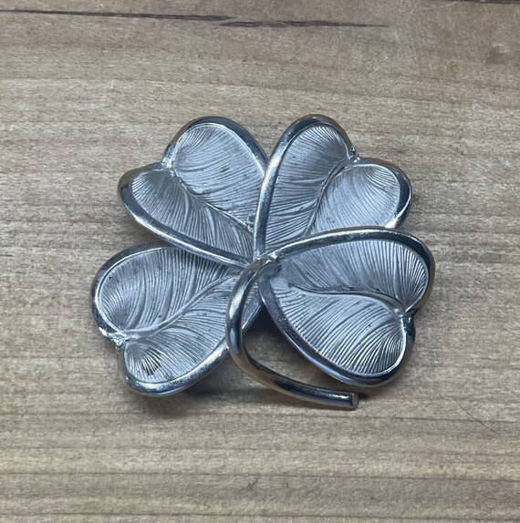 Vintage Danecraft Sterling Silver Floral Brooch/P… - image 1