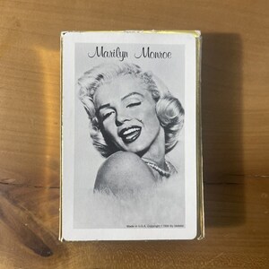 Vintage 1956 Marilyn Monroe Deck of Playing Cards Frank Powolny Fur & Pearls