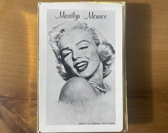 Vintage 1956 Marilyn Monroe Deck of Playing Cards Frank Powolny Fur & Pearls