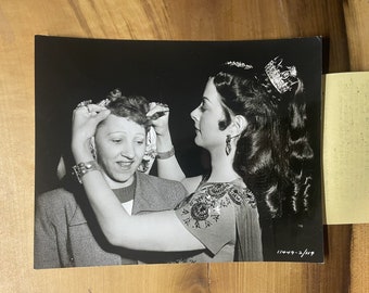 Original Hedy Lamarr Photograph - Hairdressing - Samson and Delilah