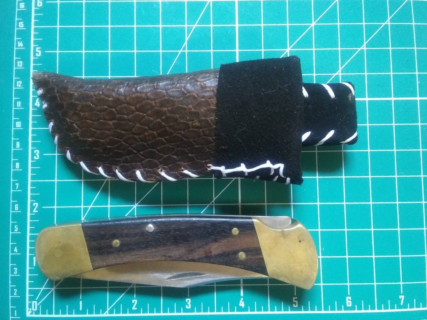 Buck 110 Beaver Tail Knife Sheath Hunting Knife Sheath Etsy