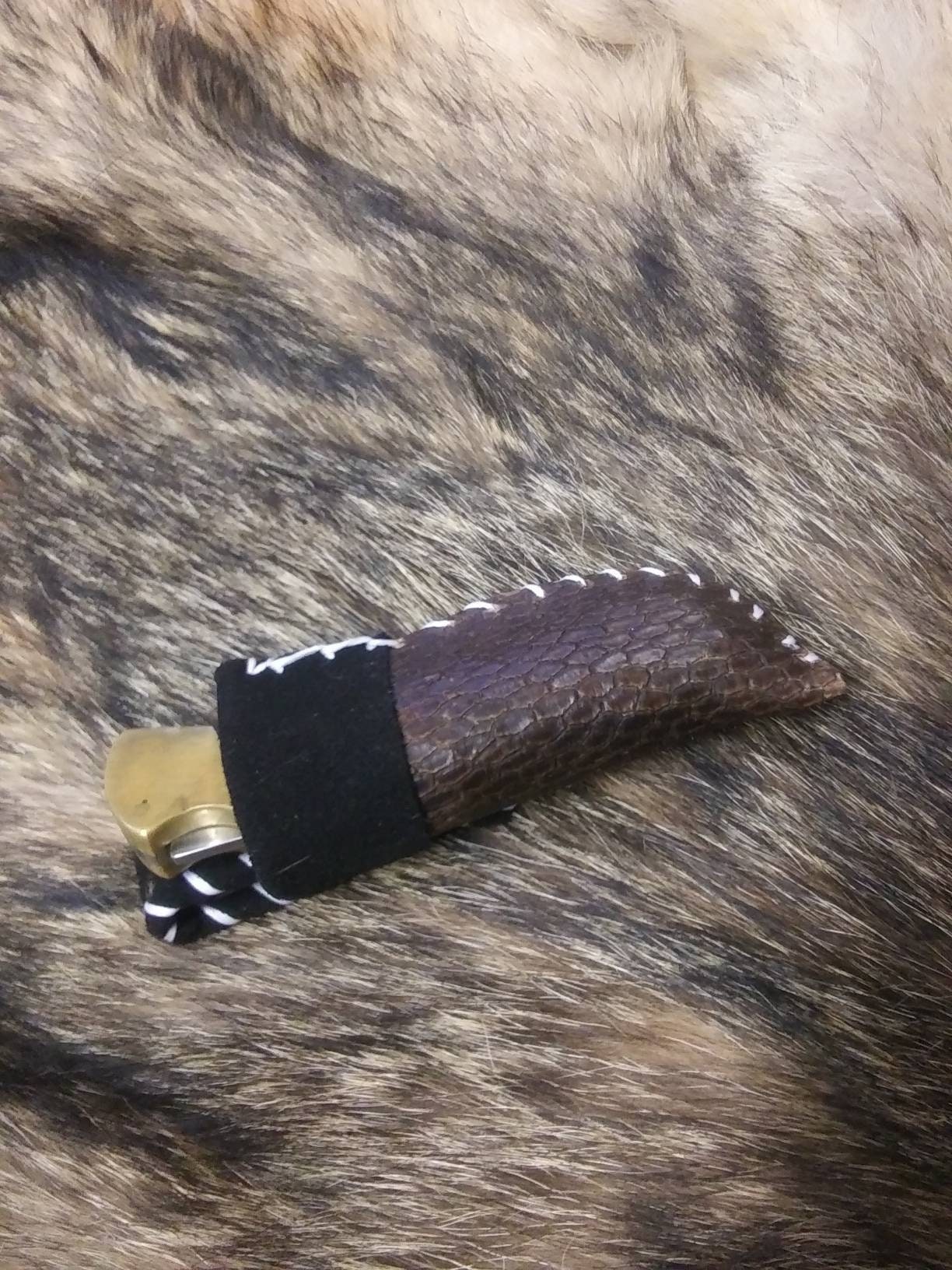 Buck 110 Beaver Tail Knife Sheath Hunting Knife Sheath Etsy