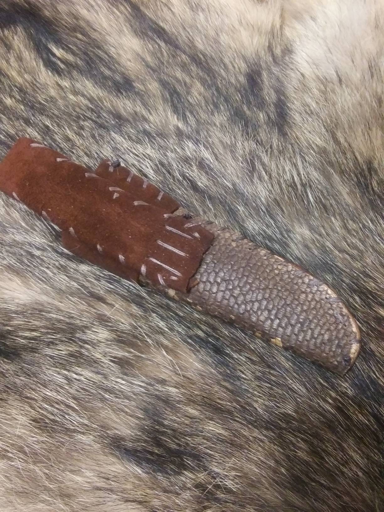 Beaver Tail Knife Sheath Hunting/Skinning Knife Sheath Etsy