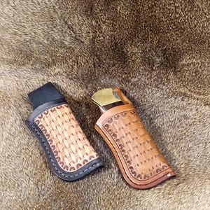 gaine de couteau ; étui pour couteau pliant ; Motif natté ; 110 dollars