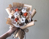 Standard Dried Flower Bouquet (Apricot)