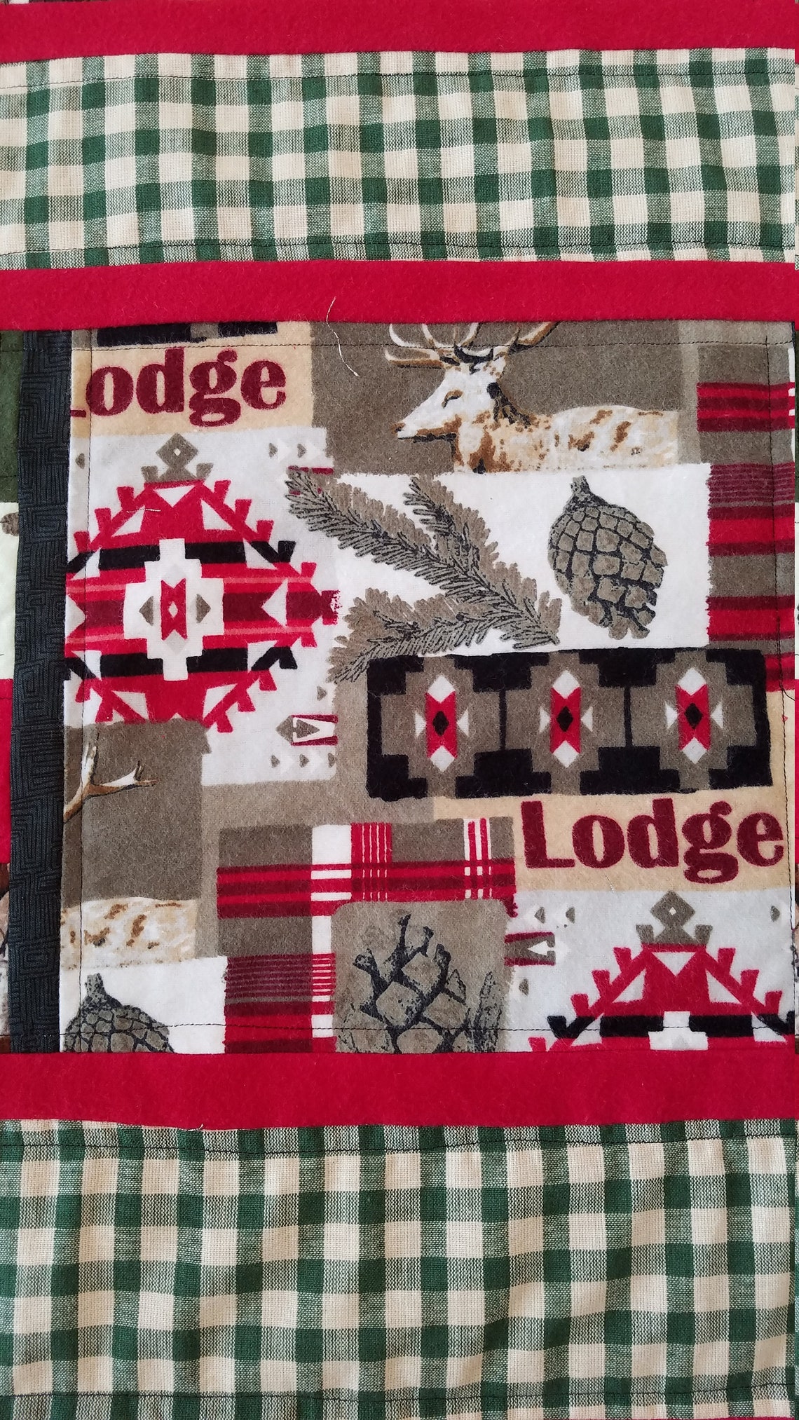 Hunting/Fishing Themed Quilt Etsy