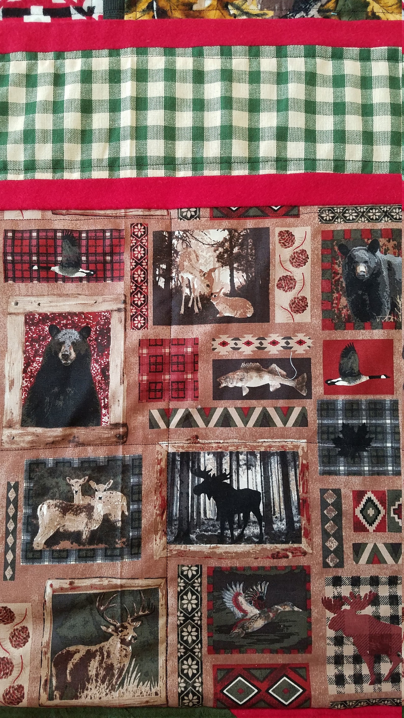 Hunting/Fishing Themed Quilt Etsy