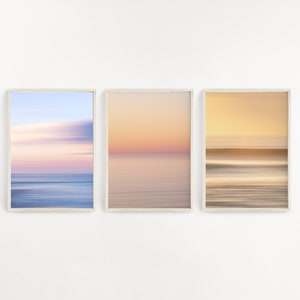 3 Piece Wall Art, Set of 3 Prints, Gallery Wall Set, Trio Beach Prints, Coastal Wall Art, Beach Wall Decor, Coastal Decor, Ocean Prints