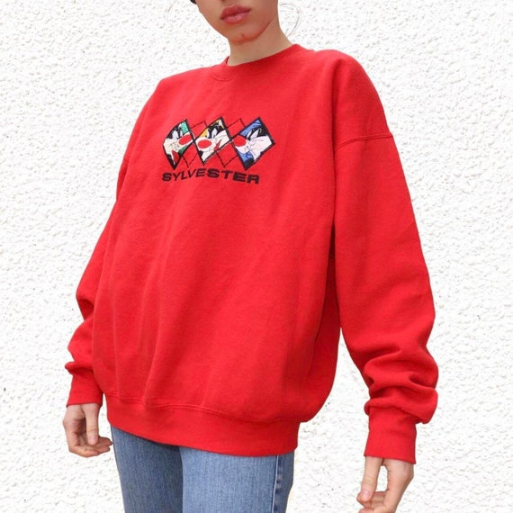 Vintage 90s looney tunes sweater - image 1