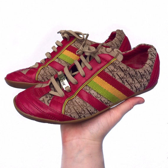 DIOR authentic vintage rasta trotter monogram snea