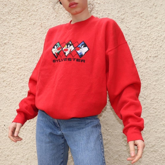Vintage 90s looney tunes sweater - image 3