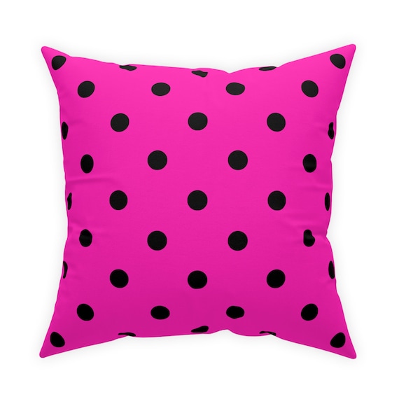 Neon clearance pink pillow