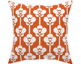 Bonhause Lot De 4 Housses De Coussin Décoratives Florales En Polyester Et Lin Pour Canapé, Lit, Décoration D'intérieur, 45,7 X 45,7 Cm