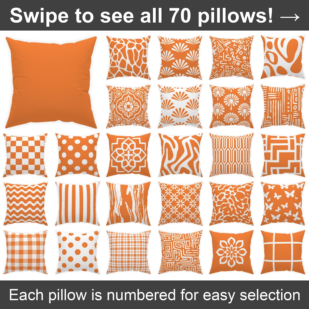 Sun Orange Throw Pillow 14x14 16x16 18x18 20x20 24x24 26x26 - Main Image