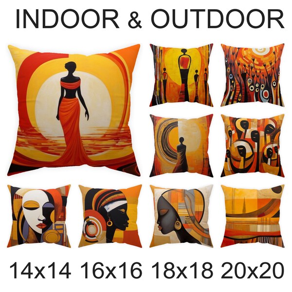 African Throw Pillow Etsy