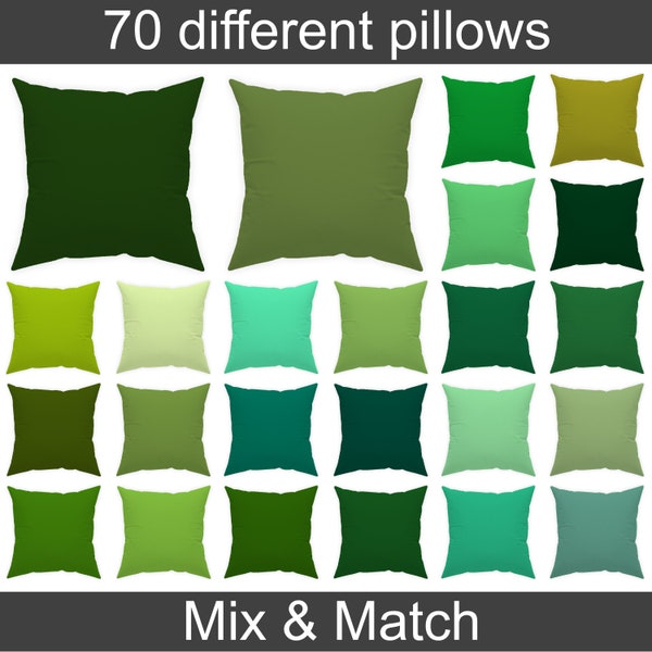 Kelly Green Pillows Etsy