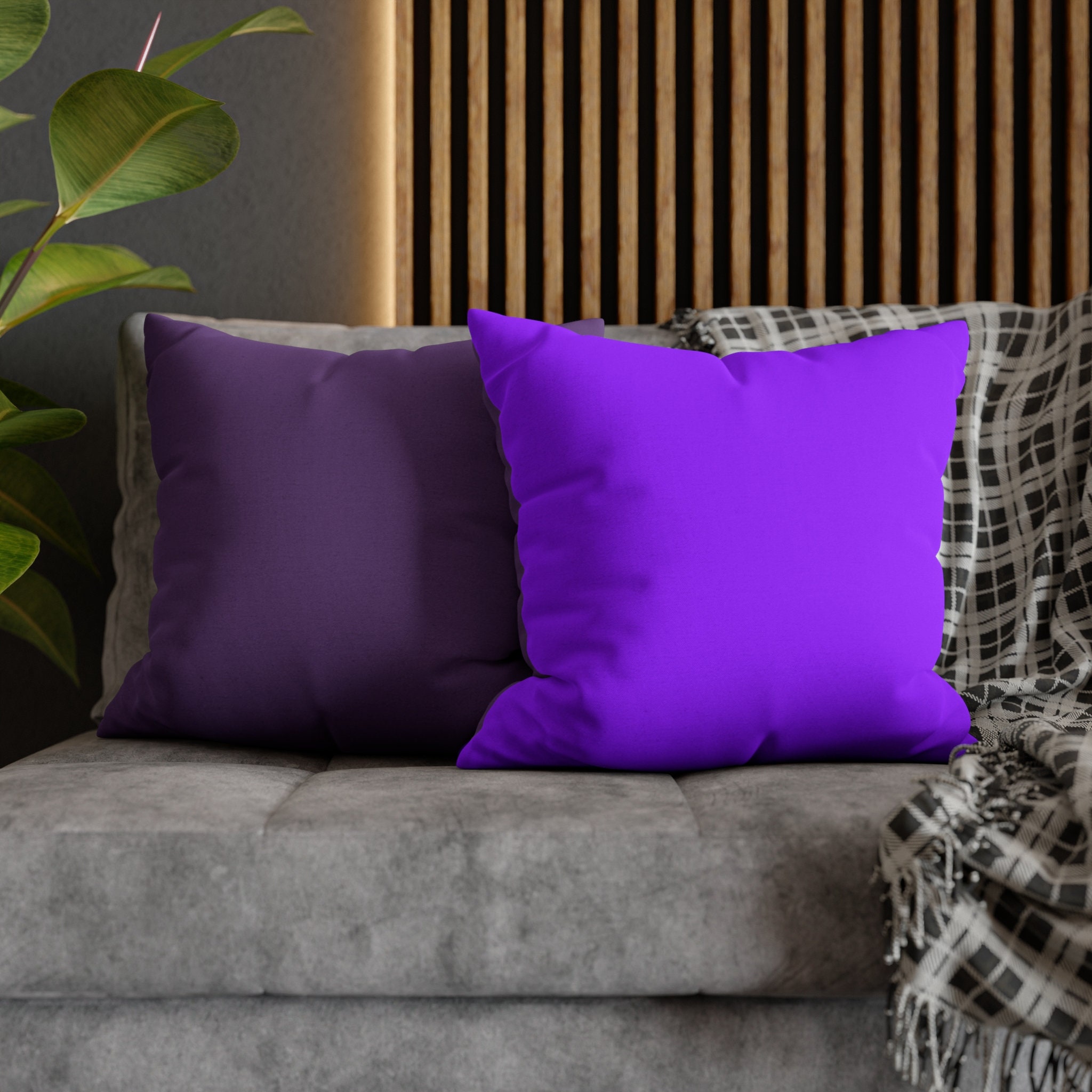 Solid Purple Throw Pillow Cover 14x14 16x16 18x18 20x20 Light Purple Pillow Grape Pillow Dark Purple Pillow Plum Pillow Lavender Pillow Etsy