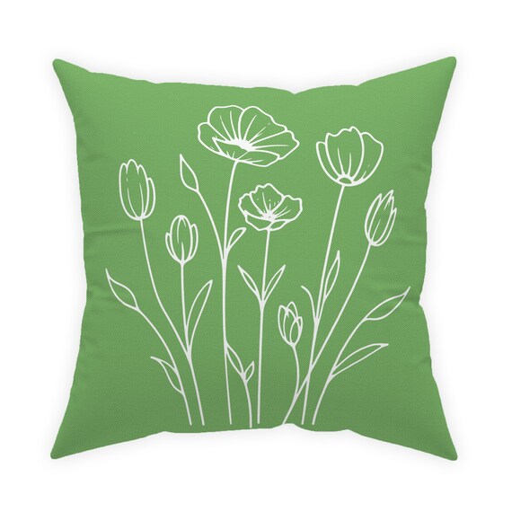 Grass green throw pillows hotsell