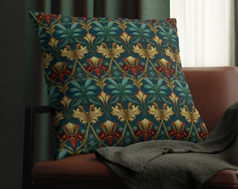 William Morris throw pillow 14x14 16x16 18x18 20x20 24x24 26x26, Indoor | Outdoor Sofa Cushion, Art Deco Home Decor