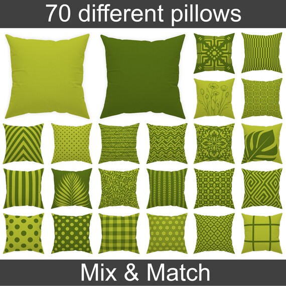 Avocado green throw pillows 2025
