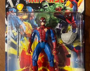 ToyBiz: Marvel Universe Battle Ravaged Spider-Man-actiefiguur (1997)
