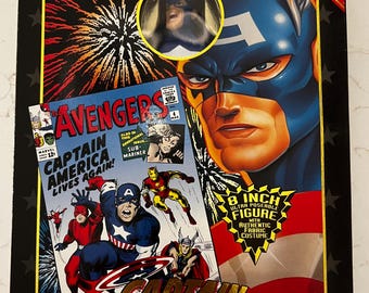 ToyBiz: Famous Covers Series Captain America Action Figure (1998)