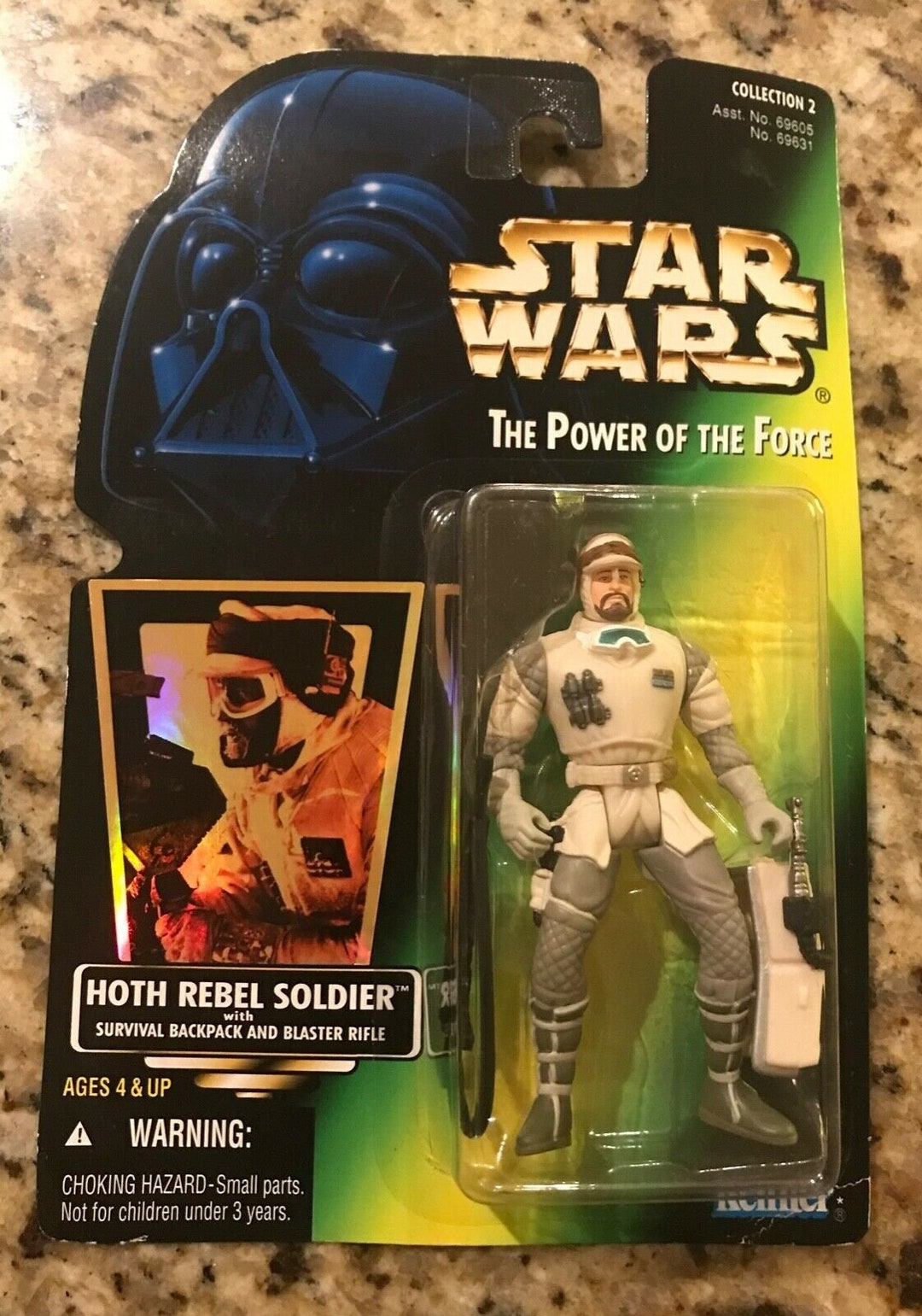 Figurina Star Wars Power Of The Force – Hoth Rebel Soldier, 12 Cm, Nuova In Blister (Green Card), Collezionismo