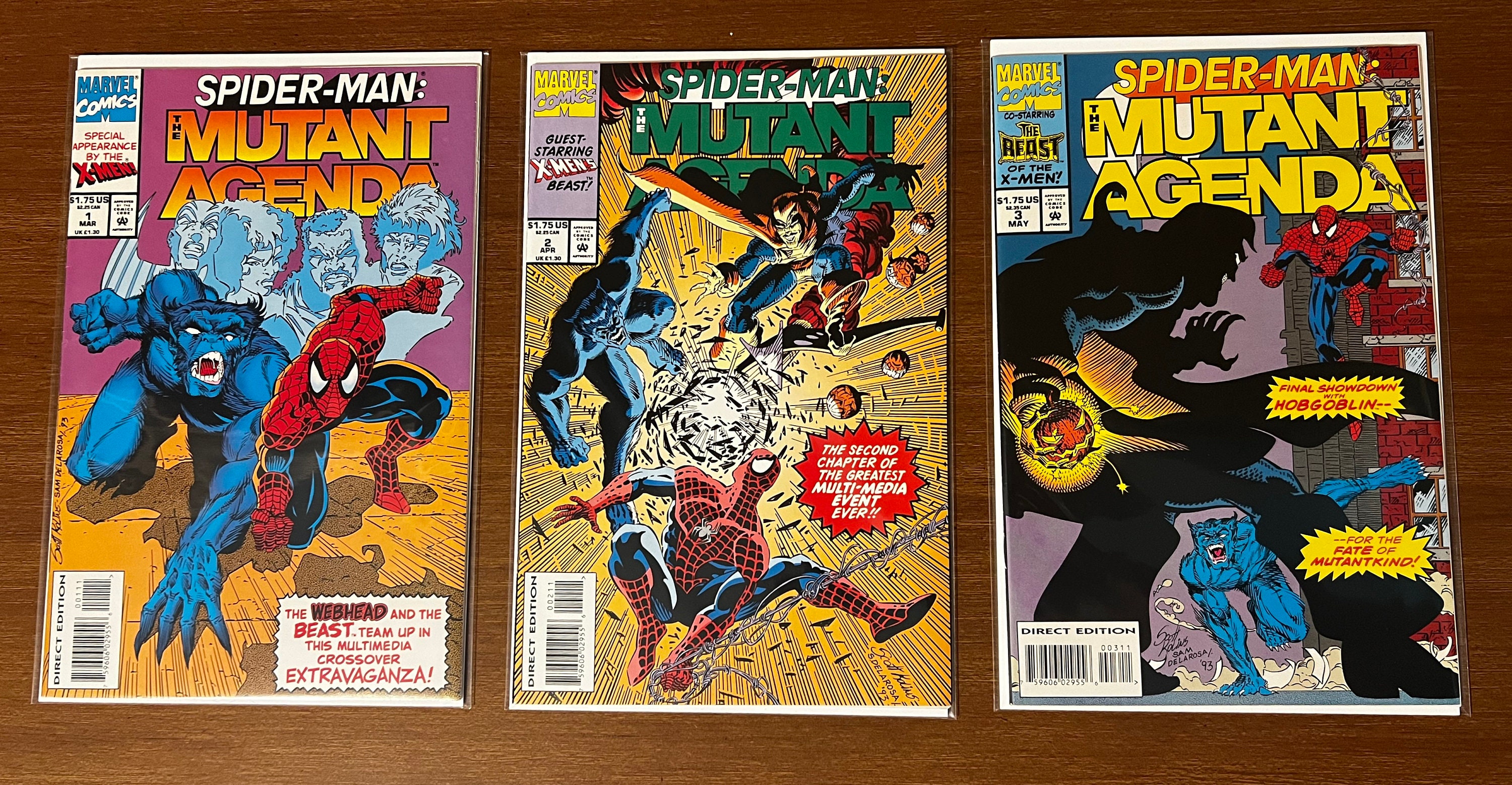 Marvel Comics Spider-man: Mutant Agenda #'s 1-3 - Etsy