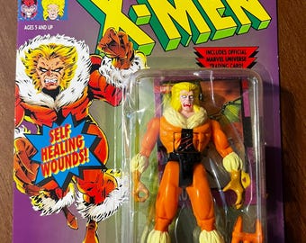 Vintage 1996 Toybiz Comics X-men Ninja Force Ninja Sabretooth Claw