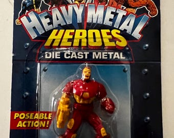 ToyBiz: Heavy Metal Heroes Die Cast Metal Iron Man Action Figure (1997)
