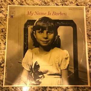 Barbra Streisand &quot;My Name is Barbra&quot; Record Album (1965)