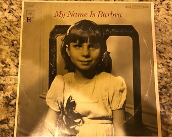 Barbra Streisand "My Name is Barbra" Record Album (1965)