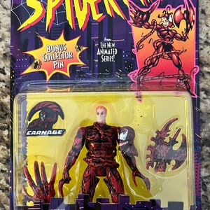 ToyBiz: Spider-Man&#39;s Carnage Unleashed Action Figure (1995)