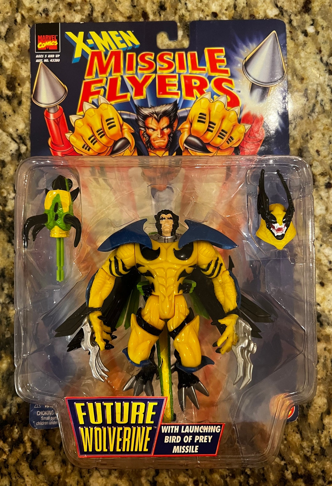 Toy Biz: X-men Missile Flyers Future Wolverine (1997) - Etsy