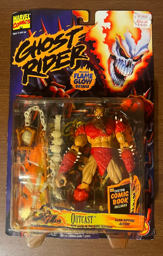 ゴーストライダー OUTCAST フィギュア　トイビズ　マーベル　アウトキャスト Toybiz: Ghost Rider Outcast Action Figure (1996) - Etsy