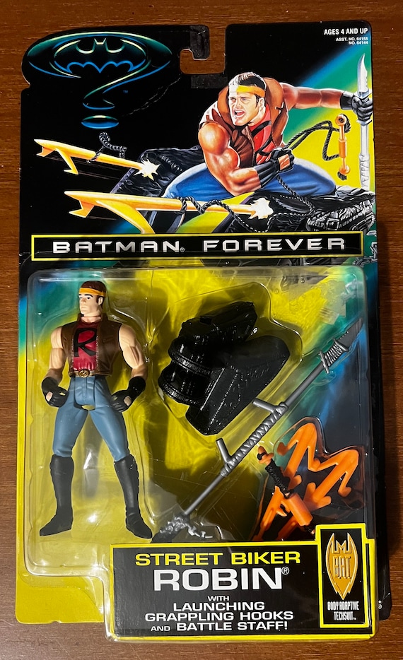 Kenner: Batman Forever Street Biker Robin Action Figure (1995) - Etsy