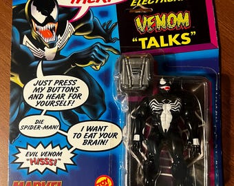 Toybiz: Spider-man Stealth Venom Action Figure (1996) - Etsy