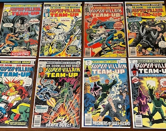 Marvel Comics: Super-Villain Team-Up Comic Bronze Age Collection (1975-80)