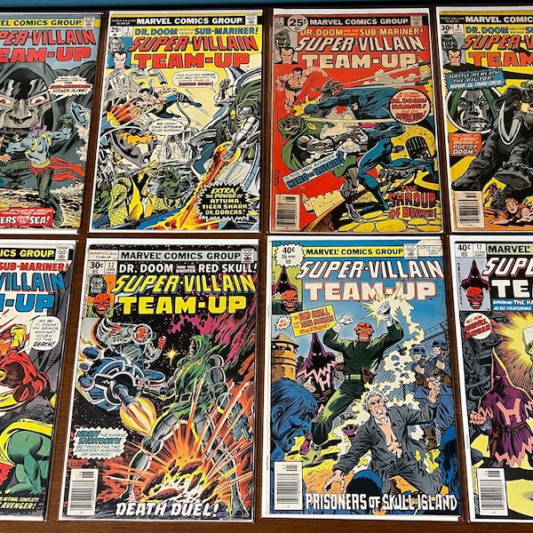 Marvel Comics: Super-Villain Team-Up Comic Bronze Age Collection (1975-80)