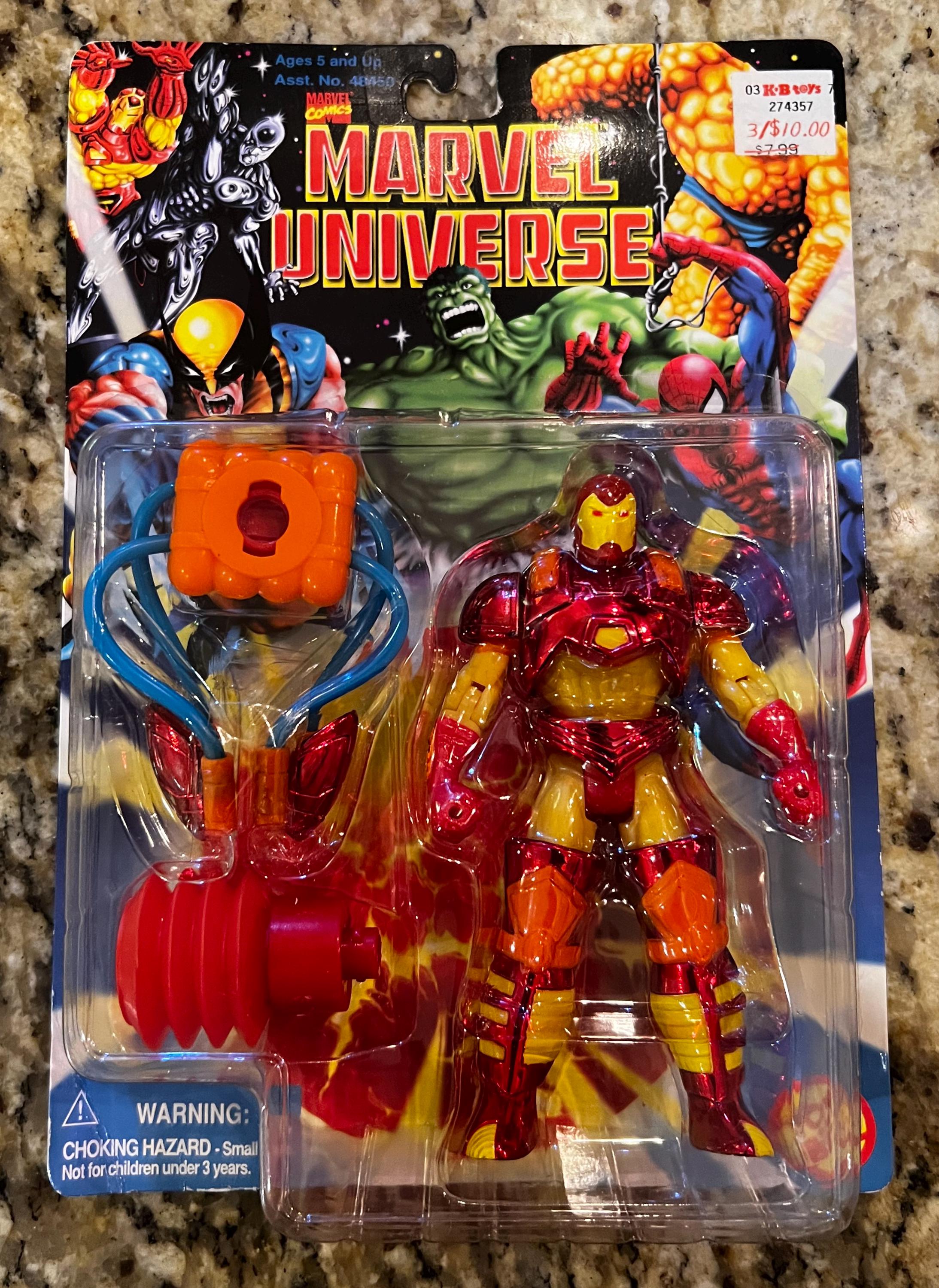 Toybiz: Marvel Universe Iron Man Action Figure (1996) - Etsy