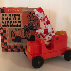 Mattel: 1952 Action Clown Mobile with Box
