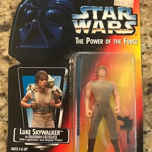 Luke Skywalker in Degobah Fatigues Action Figure 1995