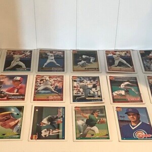 Collezione di carte da baseball Topps 1991 "40 anni di baseball".