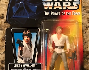 Star Wars Power of the Force Luke Skywalker Action Figur 1995