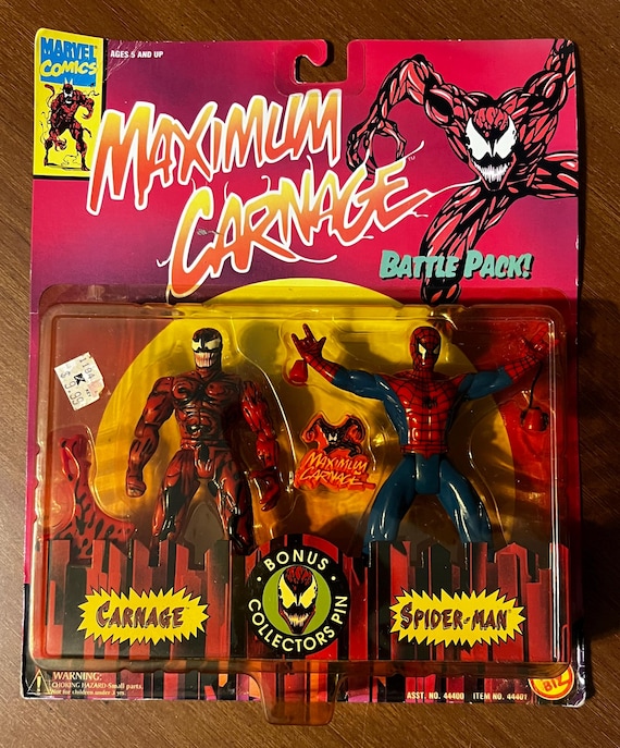 フィギュア X-LARGE ヴィンテージ デザイナー　トイ まとめ　ラージ Toybiz: Maximum Carnage Battle Pack Carnage & Spider-man Action