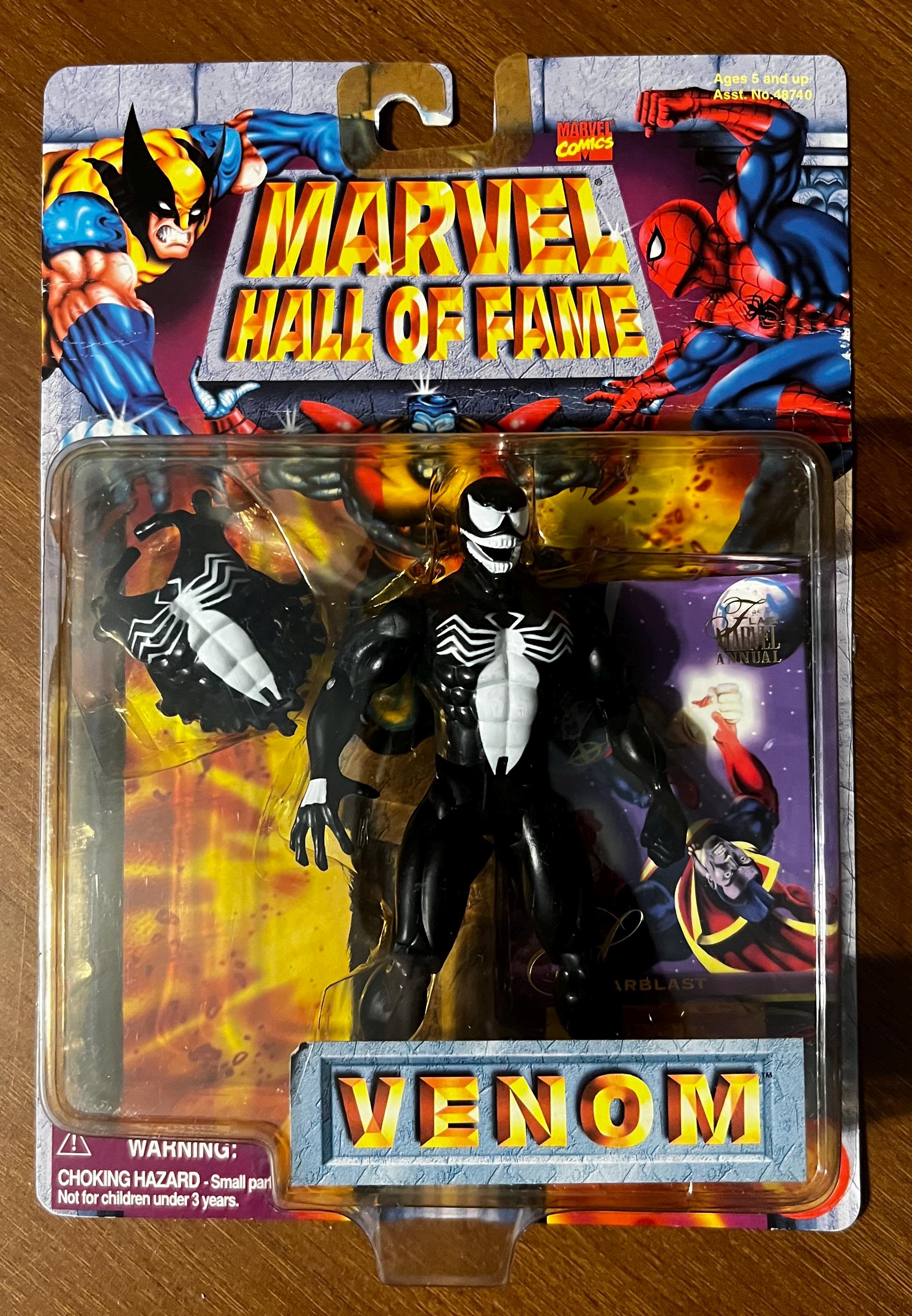 Toybiz: Marvel Hall of Fame Venom Action Figure (1996) - Etsy