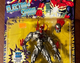 ToyBiz: Steel Shock Spider-Man Action Figure (1997)