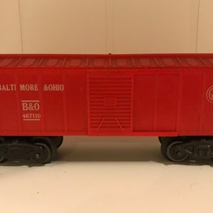 Marx Trains: Baltimore and Ohio (B & O) Boxcar (1950)